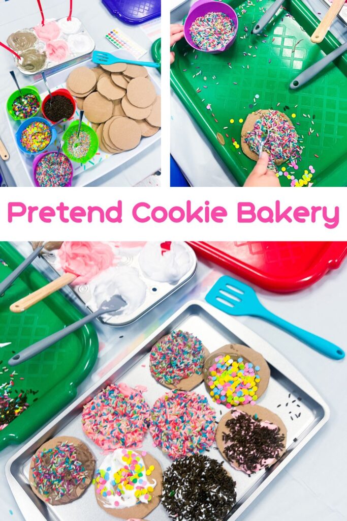 pretend cookie bakery shop for preschool